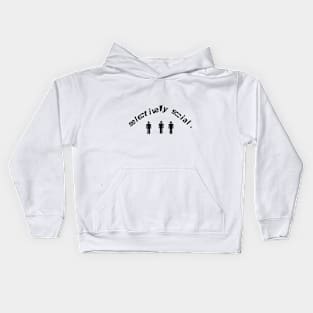 Selectively social Kids Hoodie